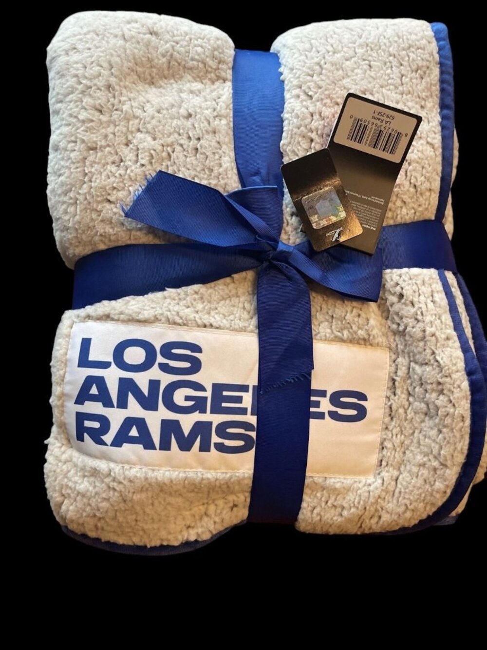 Los Angeles Rams Frosty Fleece Sherpa Blanket 50x60 – NFL Team Throw – NWT New